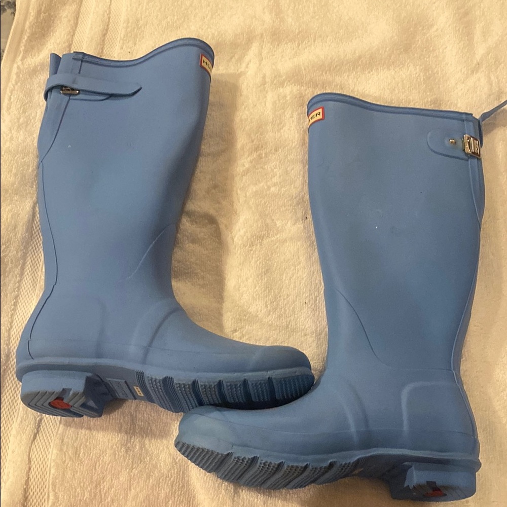 Hunter Classic Tall Blue Waterproof Boots